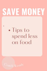 Money saving tips. Ideas to spend less on food. With the cost of living ever increasing, I wanted to share some tips that help me to save money on food. #savemoney #moneysavingtips