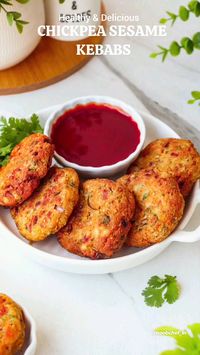 Healthy and delicious Kebabs Recipe, made with Chickpeas, Potatoes, Sesame seeds and spices. easy to make and Vegans can also try this.