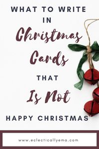 Don't get stuck on what to write in Christmas cards this year with these 15 Christmas messages and ideas. Unique christmas messages for christmas cards.