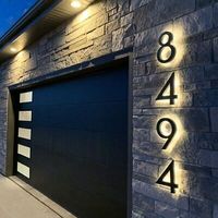 LED 3D Lighted Letter Address Plaque House Number Sign Logo Outdoor Waterproof  | eBay