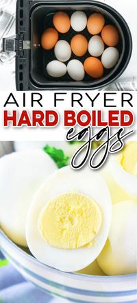 EASY AIR FRYER HARD BOILED EGGS