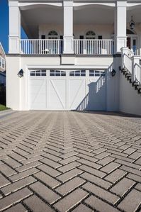 The Travertina paver, a permeable paving solution gives your driveway and outdoor paths great looks while being ecologically responsible and anti-flooding ready.