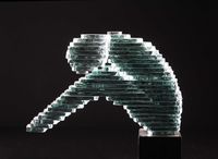 Glass Sculpture Marielle Braanker: Human Figure