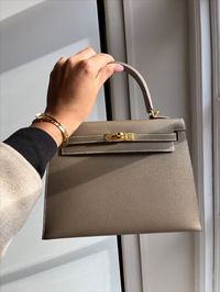 Hermes Kelly 28 Epsom Gris Etain Sellier is always a good idea! 🥰🎄Message us for luxury gift ideas, styling advice, and orders from our global Personal Shopping team.