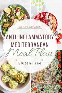 Anti-Inflammatory, Gluten-Free, Mediterranean Meal Plan | #Vegetarianrecipes,#vegetarianrecipesdinner,#vegetarianrecipeshealthy,#vegetarianrecipeslunch,#vegetarianrecipesdinnerhealthy,