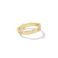 The Beatrix Band Ring in Gold will have you charmed, we’re sure. This bold band is studded with micro charms in horseshoe, clover, heart, moon, and our signature medallion shapes. Textured and full of detail, this ring will bring you a fun, funky look (and maybe just a touch of luck). Metal 14k Gold Over Brass Material White CZ Size 0.21"W Due to the one-of-a-kind nature of the medium, exact colors and patterns may vary slightly from the image shown.