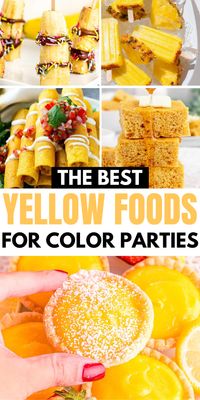 60 Yellow Foods for Color Party: A Palette of Delights - Explore this diverse array of 60 yellow foods that are tailor-made for a color-themed party. From snacks to main courses, the spectrum of golden hues will not only impress your guests but also ensure a visually stunning and delicious experience.