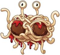 Flying Spaghetti Monster deity of Pastafarian social movement