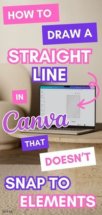 Canva lines not straight? Try this! Discover the secrets to making perfectly straight lines in Canva, ensuring your designs look clean and aligned. Includes a bonus tutorial on using Canva's tidy up tool to evenly space your lines. Find more canva tips, canva layouts, canva design ideas, and Graphic Design Tips and Tricks at madebymelody.co. . Bohemian Graphic Design, Canva 101, Canva Design Ideas, Canva Learning, Boho Graphic Design, Canva Creations, Design Tips And Tricks, Canva Tutorials, Boho Fonts