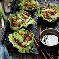 Korean Chicken Lettuce Wraps