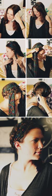 scarf hairstyles