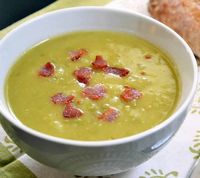 Soupe pois cassés aux lardons avec thermomix. Voici une délicieuse recette de Soupe pois cassés aux lardons, facile et rapide a réaliser avec le thermomix.