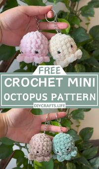 Crochet Octopus Amigurumi Patterns For Sea Creations - DIY Crafts