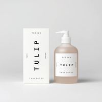 This perfumed organic body wash is crafted with pure vegetable lipids formulated to leave your skin replenished and soft to the touch. Imagine if you will, the freshly harvested bouquet: Still cool from the outdoors, with close-fitting petals and watery stalks that make a slight squeaking sound when handled. This is our tulip perfume, floral yet delicate. Measurements: 350 ml. Organic and vegan. Cruelty and fossil free. Made in France.