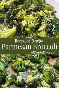 ROASTED GARLIC PARMESAN BROCCOLI