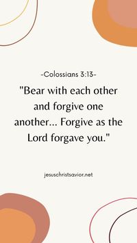 Colossians 3:13 - Show Compassion by Forgiving Others, Just as Christ Forgave You ✨   #ForgivenessAndGrace  #Helpothers  #LoveInAction