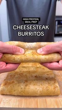 Follow For More Delicious Easy Recipes TikTok Creator Credit: stealth_health_life Per burrito (makes 10) 390 cals 34g Protein 29g Carbs 13g Fat #macrofriendly #flexibledieting #cheesesteak #burritorecipe #burritomealprep #proteinburrito