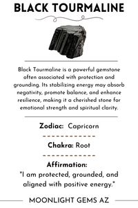 Protect your energy with Black Tourmaline, a powerful stone that may help with grounding, cleansing, and shielding from negativity. A must-have for your crystal toolkit! 🖤✨ #BlackTourmaline #HealingCrystals #EnergyProtection #CrystalEnergy #GroundingStone #CrystalLover #ChakraHealing #PositiveVibes