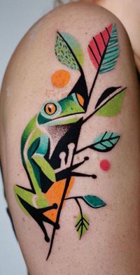 << Check out more Frog Tattoos, Ideas and Meanings #tattoomenow #tattooideas #tattoodesigns #tattoos #frog