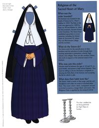 Holy Habits Paper Doll The Sacred Heart of Mary