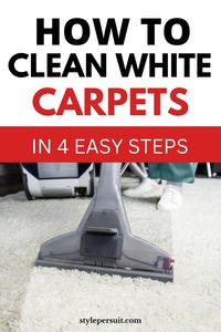 Discover effective methods and tips to keep your carpet spotless, from removing stains to maintaining its pristine condition. Get the ultimate guide to clean white carpets and keep them looking fresh!