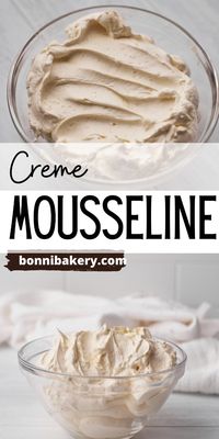 Creme Mousseline Made From Scratch. Light, silky and sweet - Creme Mousseline makes a wonderful filling for pastries, desserts and treats.