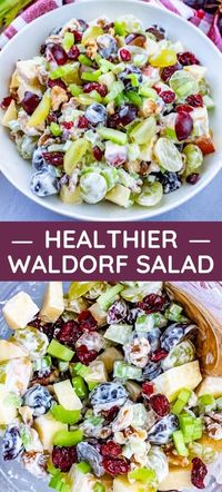 HOW TO MAKE HEALTHIER WALDORF SALAD