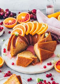 Blood Orange Bundt Cake