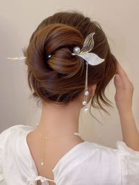 Gold Casual Collar  Zinc Alloy  Hair Pin Embellished   Women Accessories