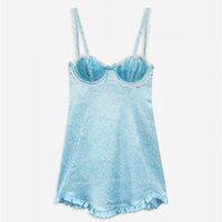 For Love & Lemons Daisy Slip Dress In Light Blue Xs New With Tags! From Their Spring 2024 Collection Adjustable Skinny Straps, Functional Drawstring In The Back, Cute Open-Back Detail