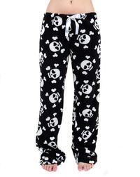 Skulls Plush Sleep Pants