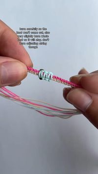 Are you making string bracelets this summer?  Want a super cool way to make them adjustable?  The wax string bracelets are so cool!  I love the adjustable closure on them too!  How smart!  Get some Wax String from the link and start making these today!  These would look great as an ankle bracelet too!  Video Credit: emthegorl on Tiktok!