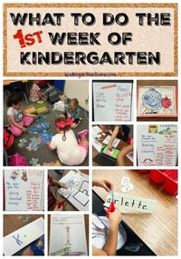 This blog post is full of ideas for the First Week of Kindergarten. Includes book suggestions, activities, and links to accompanying ideas.