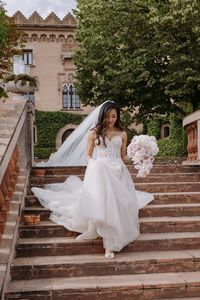 A Spanish Castle Wedding Under a Canopy of Wisteria - The Lane