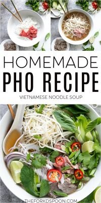 Pho Recipe (How to Make Vietnamese Noodle Soup)