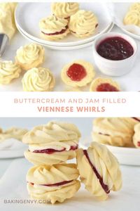 When you think of perfect morning tea treats, you may think of scones or jam tarts. I would argue that these divine Viennese Whirls deserve a place on the plate as well! #specialtydessert #easydessertrecipes #viennesewhirlsrecipe #easybuttercookierecipes