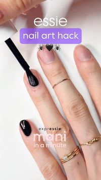 get halloween nails in just a minute with expressie quick dry nail polish by essie