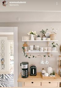 Lovely white coffee station