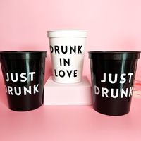 This listing is for ONE custom made designed reusable 16 oz cup that is great for a bachelorette party! These cups are BPA free. The decal is professionally screen printed on the cup. It is recommended to hand wash these cups. [THESE ARE NOT SETS] **Rush orders are available - please message us for more information. **Please note items will ship approximately 1-2 business days after purchase. Follow us on Instagram for updates on all of our items! @itswjdesigns