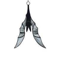 PRICES MAY VARY. Genuine Stained Glass: Crafted with genuine stained glass, our bat window hangings offer an authentic and captivating look that captures the essence of this nocturnal creature Larger size upside down bat design:The larger size allows for placement both indoors and outdoors, adding a spooky touch to your home decor Bat Halloween Decor: Add a touch of eerie charm to your home with our bat stained glass decor. The design captures the essence of Halloween, making it a perfect additi