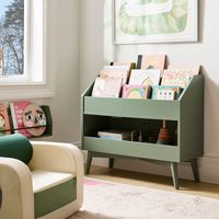 Mid-Century Toy Dump w/ Bookrack | West Elm