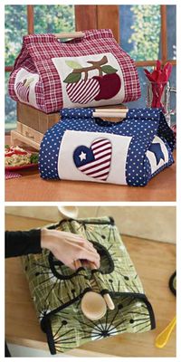 Casserole Carry All Sew Pattern | Fabric Art DIY