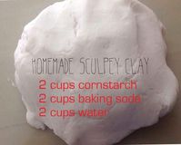 Homemade Sculpey Clay: Sculpey clay is expensive, that's why I used this recipe