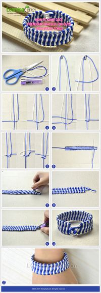 How to Make Cool Friendship Bracelet for Guys with Nylon Cords