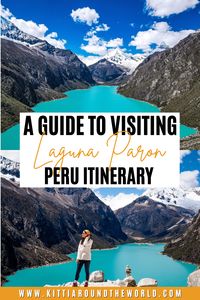 A guide to visiting Laguna Paron in Huaraz including tour and independent options, difficulty, altitude and what to pack for your day trip. Huaraz Travel Guide | How to Visit Huaraz | Best Day Trips from Huaraz | Huaraz Peru Guide | Hiking in Huaraz