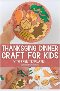 Enjoy quality time with your kids crafting a Thanksgiving dinner scene using our free printable template. Ideal for fall and November crafting activities. This DIY Thanksgiving craft project is perfect for families looking to create meaningful memories together. With step-by-step instructions and a printable template, children can easily design and decorate their own paper plate scenes, adding a personal touch to your Thanksgiving celebrations. Get started today!