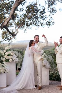 Vic & Hugh's Wedding Ceremony at The Fig Tree Byron Bay.