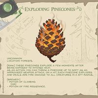 (Crash) Exploding Pinecones