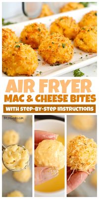 Turn your leftover mac and cheese into a show-stopping treat with this Air Fryer Mac and Cheese Bites recipe! Featuring a crispy, golden breadcrumb coating and a gooey, cheesy center, these bite-sized delights are perfect for any occasion—whether it’s game day, a family dinner, or a quick snack.