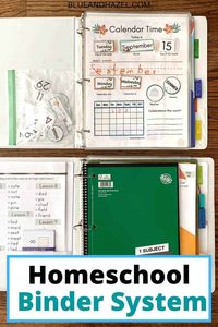 Our Weekly Binder System: Homeschool Organization Series Part 1 – Blue and Hazel